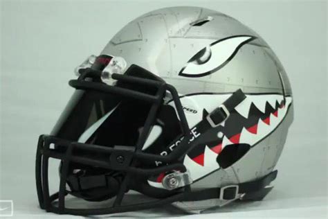 Air Force has new helmets that feature shark teeth - Mountain West Connection