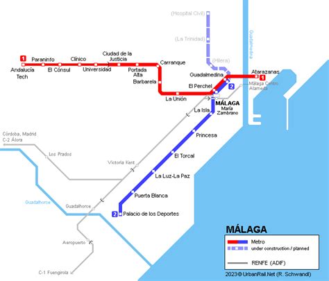 UrbanRail.Net > Europe > Spain > Metro de Málaga