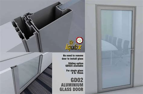 Aluminium Glass Doors - IQUBX