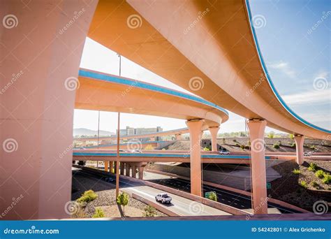 Highway Bridges Near Albuquerque New Mexico Stock Image - Image of blue, albuquerque: 54242801