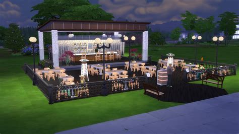 The Sims 4 Building Challenge: Tiny Summer Restaurant - Sims Online