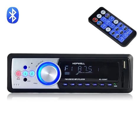 Car Stereo,Wireless Bluetooth Car Stereo Receiver with 60 watts x 4, USB Port , SD Card Slot ...