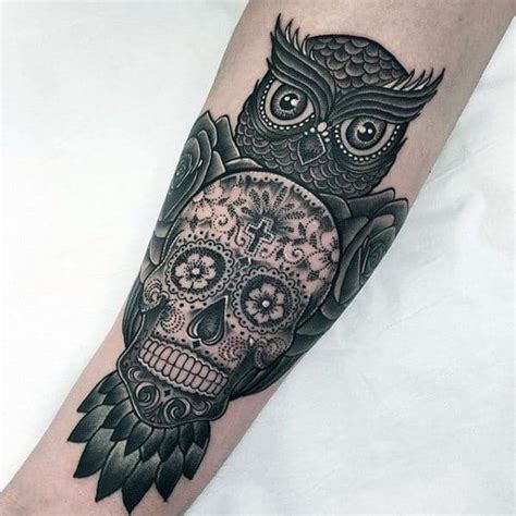 50 Owl Skull Tattoo Designs for Men [2024 Inspiration Guide]