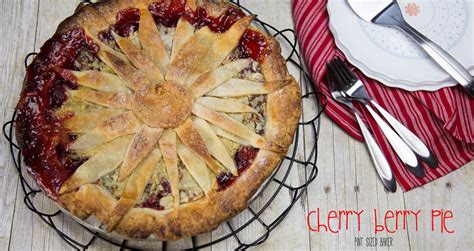 Cherry Berry Pie Recipe - Pint Sized Baker