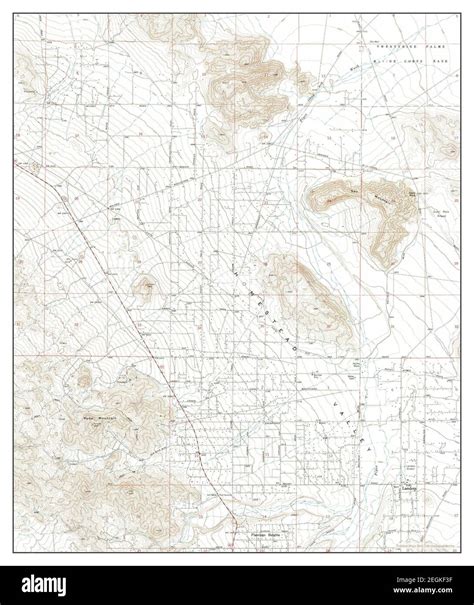 Landers, California, map 1972, 1:24000, United States of America by Timeless Maps, data U.S ...