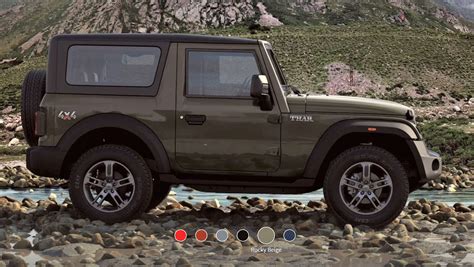 New Mahindra Thar Rocky Beige