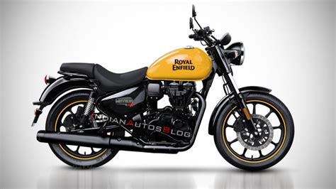 Royal Enfield Meteor 350 rendered in final design and multiple colours