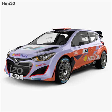 Hyundai i20 WRC 2012 3D model - Vehicles on Hum3D