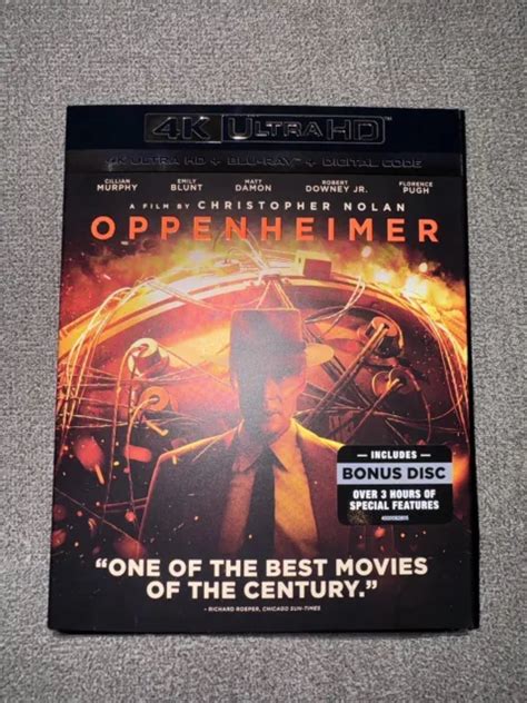 OPPENHEIMER (BLU-RAY ULTRA HD 4K) EUR 49,16 - PicClick FR