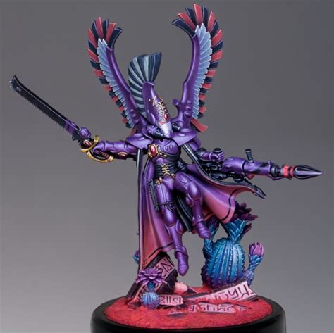 Purple Eldar Autarch in an Alien World by DavidColwell · Putty&Paint