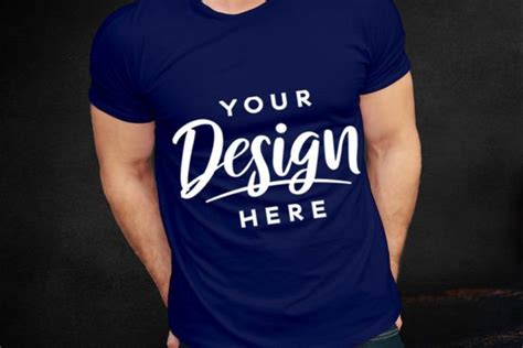 Black T-Shirt Mockup Graphic by Imagenish · Creative Fabrica