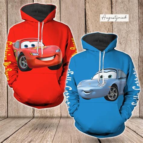 Lightning Mcqueen Couple Hoodie - Etsy