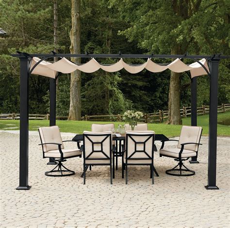 hometrends Retractable Shade Pergola | Walmart Canada