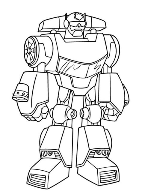 Kids-n-fun.com | Coloring page Transformers Rescue Bots Chase