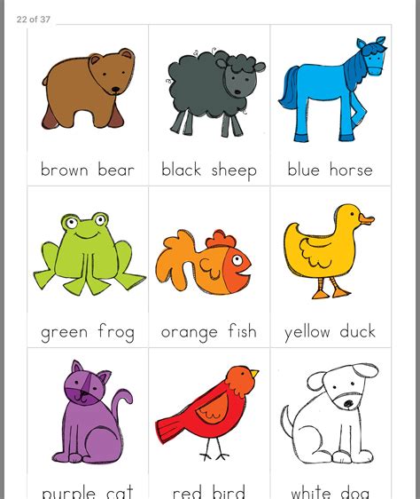 Printable Brown Bear Brown Bear Activities