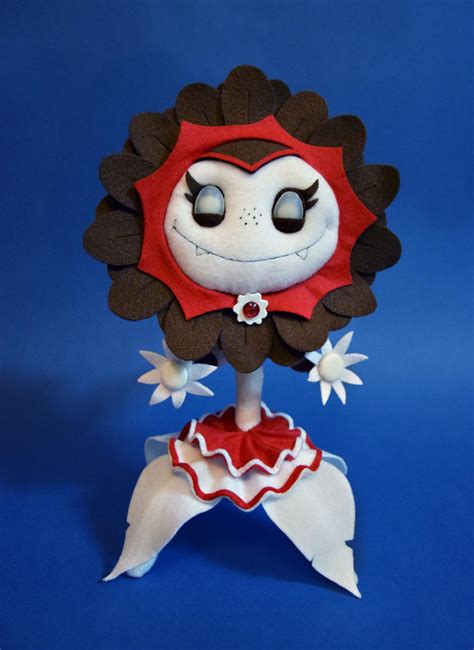 Vampire Sunflower plush [Plants vs. Zombies] by TeaLabel on DeviantArt