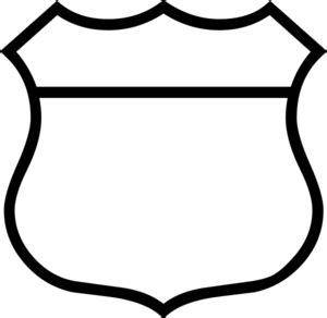 Police Badge Outline - ClipArt Best