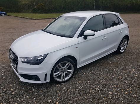 GLACIER WHITE AUDI A1 1.4 TFSI S LINE SPORTBACK 5DR | in Knaphill, Surrey | Gumtree