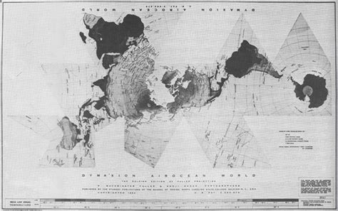 MapCarte 49/365: Dymaxion map by R. Buckminster Fuller, 1943 | Commission on Map Design