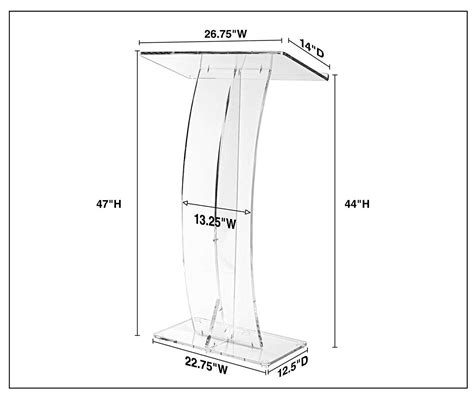 Ukuran Standard Podium Dimensions - IMAGESEE