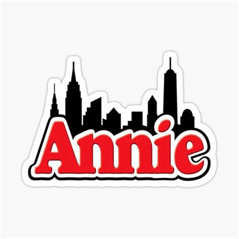 Annie Musical Stickers | Redbubble