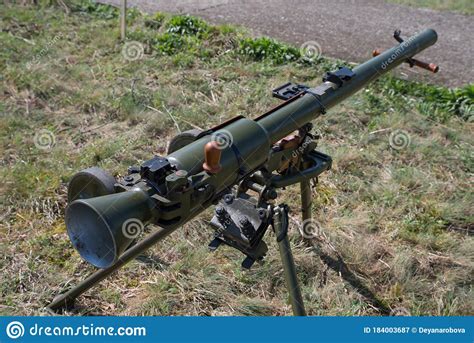 The Past Anti Tank Recoilless Gun Projectile of USSR Stock Image ...