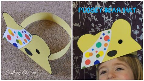 Pudsey Bear Hat Crafts | Bear hat, Pudsey, Children in need