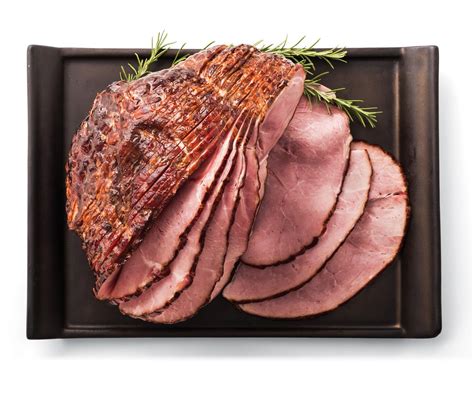 Fire-Glazed Hickory-Smoked Bone-In Spiral Sliced Ham Half, 8-9 lbs. - Shop Meat at H-E-B