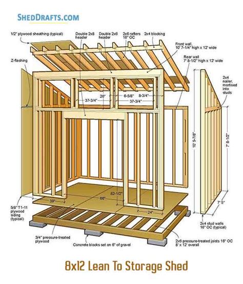 12 X 16 Lean To Shed Roof Plans