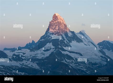 Matterhorn sunrise, Swiss Alps Stock Photo - Alamy