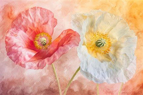 Premium Photo | Watercolor illustration of first spring flowers