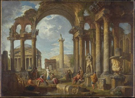 Art Pick of the Week: A Capriccio of Roman Ruins with the Pantheon ...