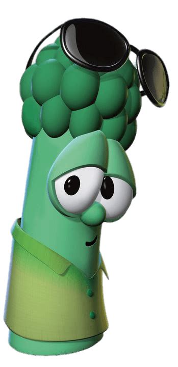 Junior Asparagus Wearing Sunglasses transparent PNG - StickPNG