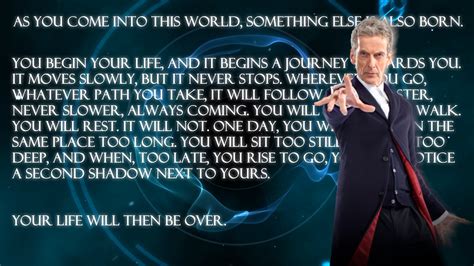 Doctor Who Heaven Sent Quote (Wallpaper) by Katacaz on DeviantArt