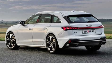 2023 Audi A4 Avant Rendering Based On Spy Shots Portraits Stylish Wagon