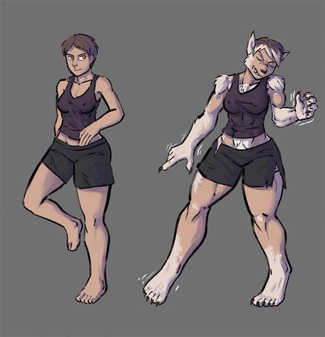 Werewolf Girl Transformation