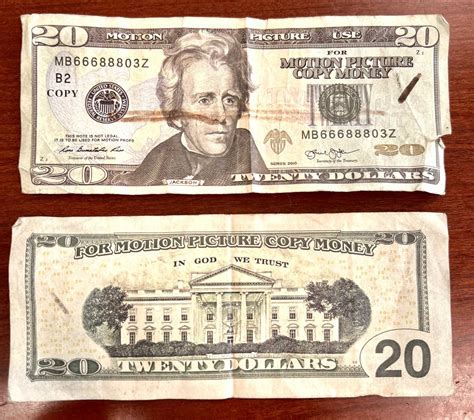 Twenty Dollar Bill Counterfeit