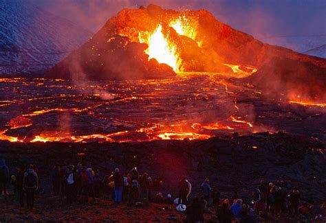 Iceland Volcano Eruption Live Stream Shows Fagradalsfjall Spewing Lava