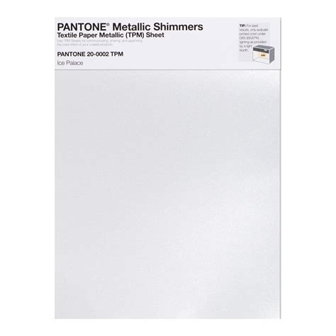 BUY Pantone Metallic Shimmer 20-0002 Ice Palace