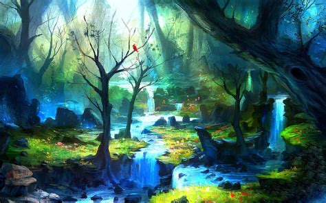 Enchanted Forest Backgrounds - WallpaperSafari