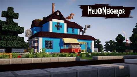 Custom made Hello Neighbor. --Read the description!-- Minecraft Map