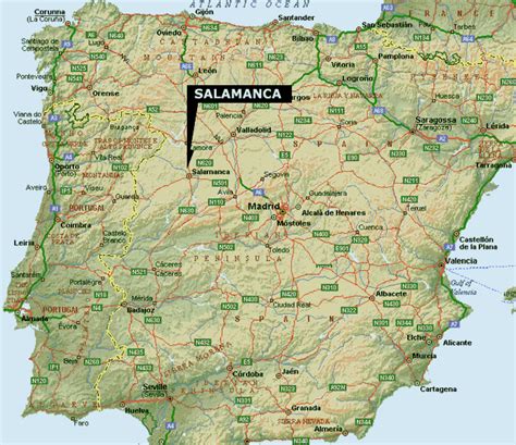 Salamanca, Spain...I will be visiting in April. :) | Salamanca, Spain, Map