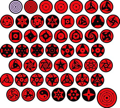 Naruto Sharingan Eyes