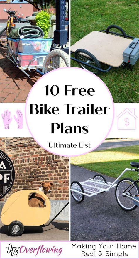 10 Free DIY Bike Trailer Plans (How to Build)