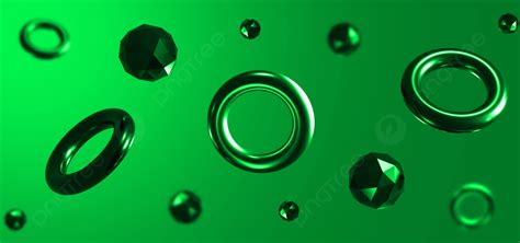 Abstract 3d Geometric Shapes Green Background, 3d, Geometric, Abstract Background Image for Free ...