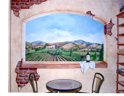 Wine Cellar Murals – Art by Terry