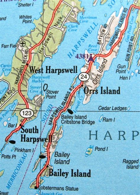 Bailey Island Maine Map - China Map Tourist Destinations