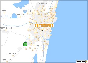 Teynampet (India) map - nona.net