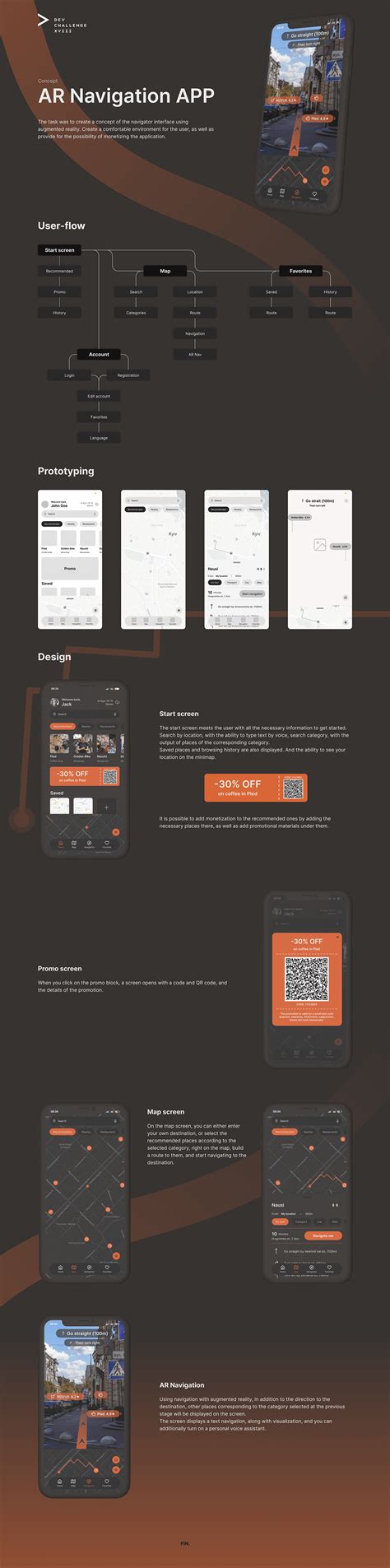 AR Navigation app :: Behance