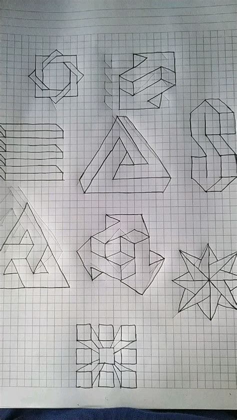 Pin on draw | Graph paper art, Graph paper drawings, Geometric pattern art